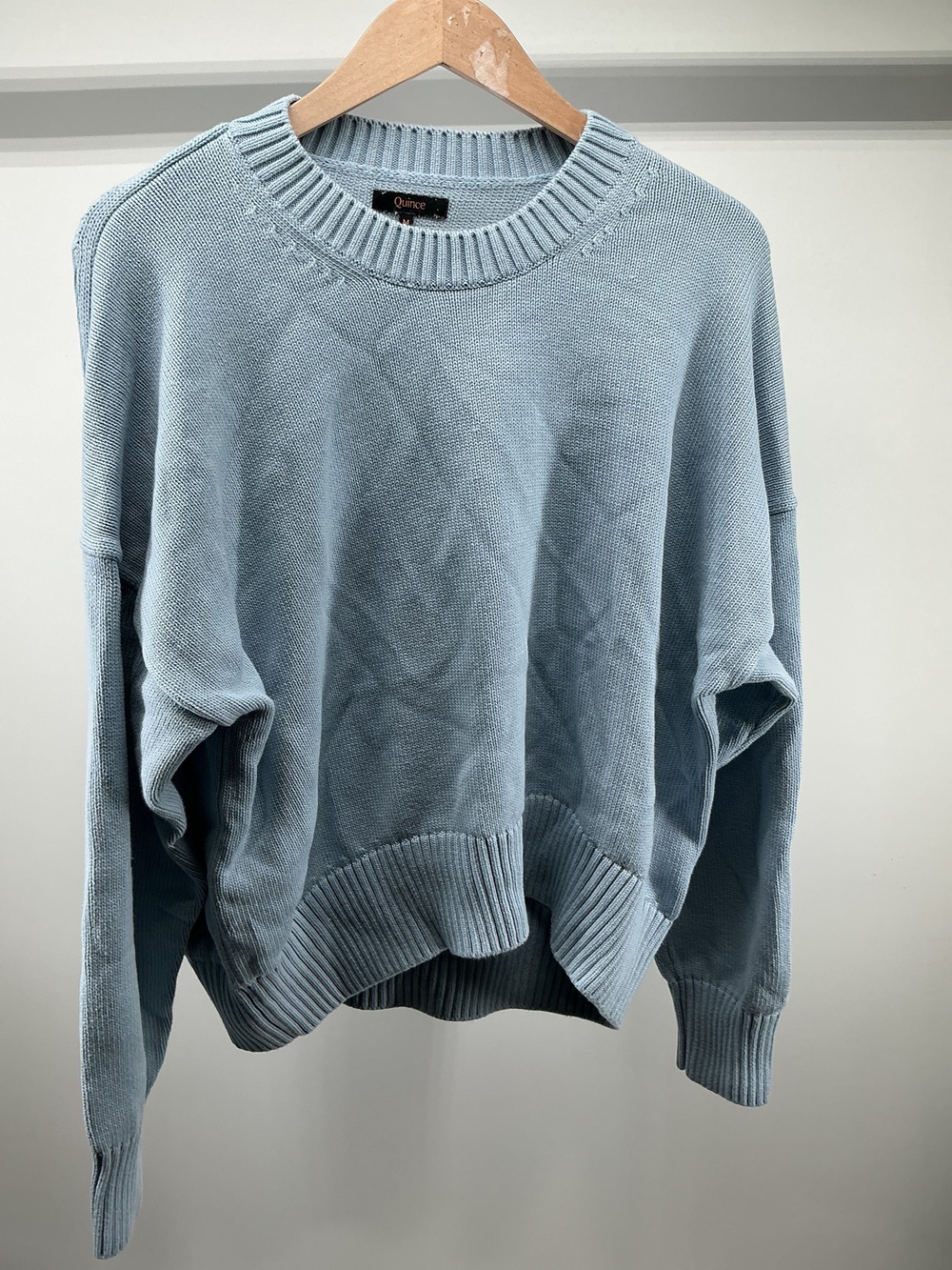 100% Organic Cotton Boyfriend Crew Sweater